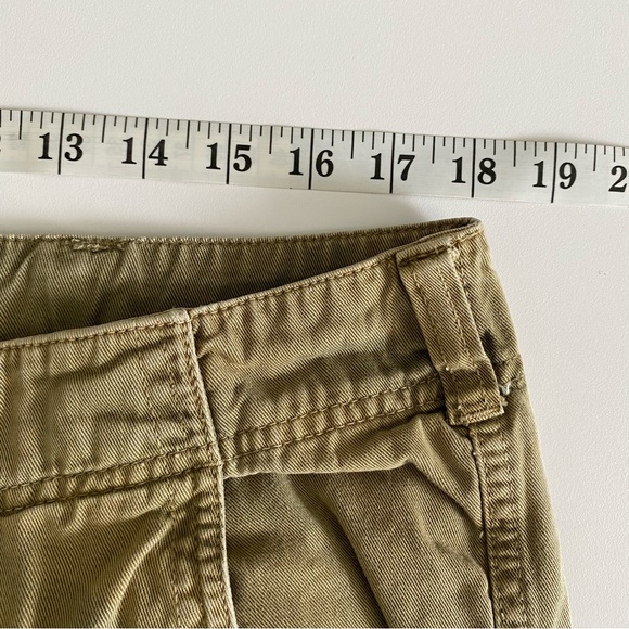 Rocawear Mens Heavy Khaki Tan Cargo Shorts w/Drawstrings size 36 - Picture 9 of 12